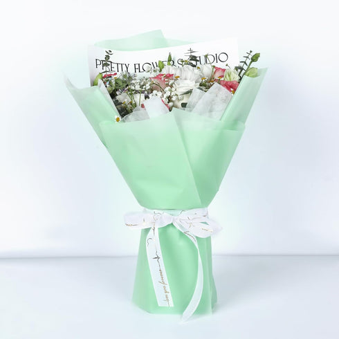 FUHITIM 20 Sheets Flower Wrapping Paper -Waterproof Floral Bouquet Wrapping Paper Used for DIY Crafts, Gift Packaging, Florist Supplies Packaging ...