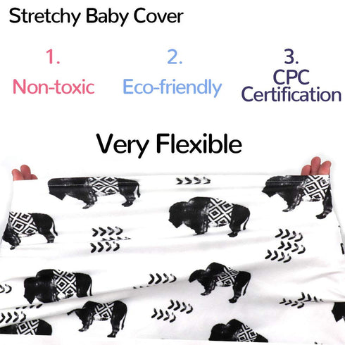 Buffalo Car seat Canopy for Babies, Car Seat Cover for Boys Girls, CarSeat Canopies for Newborn, Multiuse - Nursing Breastfeeding Covers, Shopping...