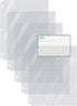 Better Kitchen Products Recipe Card Protective Sheets for 4" x 6" Cards, Letter Size 8.5" x 11" 2-Up Sheets, 50 Pack, Heavyweight, Diamond Clear, ...
