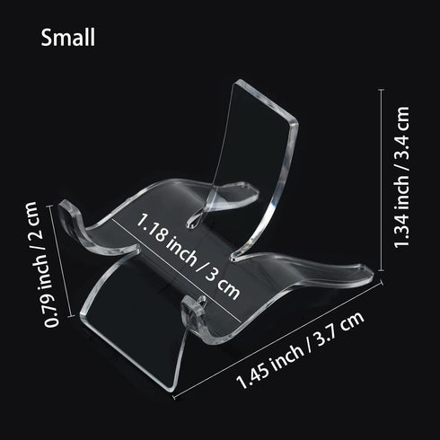 24 PCS Rock Display Stand Rock Holder ( Small ), Crystal Stand Crystal Holder Small Easels for Display Minerals Rocks Crystals Geodes, or Other It...