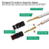 14 AWG Speaker Cable Wire with Gold-Plated Banana Tip Plugs (3 Feet) - 99.99% Oxygen-Free Copper (OFC) - in-Wall CL2 Rated, Heavy Duty Braided - W...