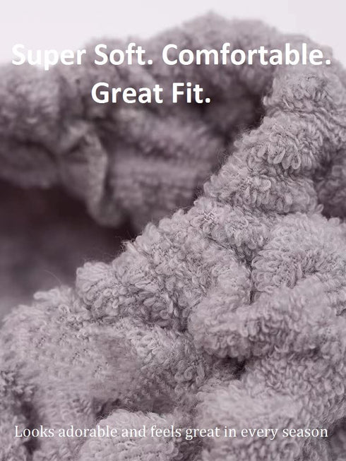 Spa Headbands for Women Makeup Washing Face Skincare Face Wash Head Band Cute Bow Hair Band for Girls Soft Coral Facial Shower Head Wraps...