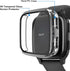 2 Packs Case Compatible with Garmin Venu Sq Screen Protector Built in 9H Tempered Glass, NAHAI Hard PC Cover Bumper All Around Anti-Scratch Shell ...