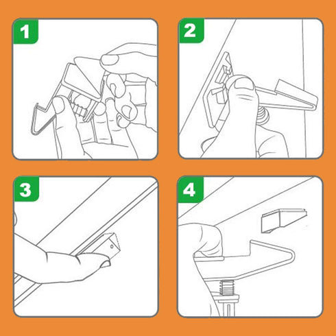 Cabinet Locks Child Safety Latches - OKEFAN 12 Pack Baby Proofing Cabinets Drawer Lock Adhesive Latch for Kids Proof Drawers No Drilling Tools Nee...