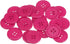 50pcs 40L Sewing Buttons 1"(25mm) Resin Round Flat 4-Hole Craft Buttons for Sewing Clothing and DIY, Dark Pink...