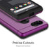 Teelevo Wallet Case for Google Pixel 3, Dual Layer Case with Card Slot Holder and Integrated Kickstand for Google Pixel 3 - Purple...