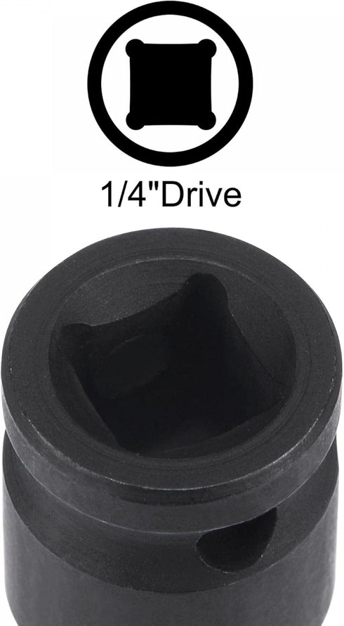 uxcell T20 Impact Torx Bit Socket, 1/4" Square Drive 35mm Length CR-MO Metric Sizes...