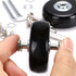OwnMy 50mm x 18mm Set of 4 Luggage Suitcase Replacement Wheels, Rubber Swivel Caster Wheels Bearings Repair Kits (Black)...