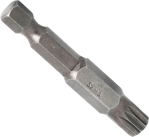 1pcs M8 Triple Square Spline Bit Socket For Electric And Pneumatic Tools,1/4" Shank,12 Point,50mm Carbon Steel...