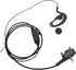 Accessories Clear Earpiece with Mic 3.5mm Screw in Headphone Ear Piece Walkie Talkie Headset for Motorola Vertex Standard Radio vx-261 vx261 vx 26...