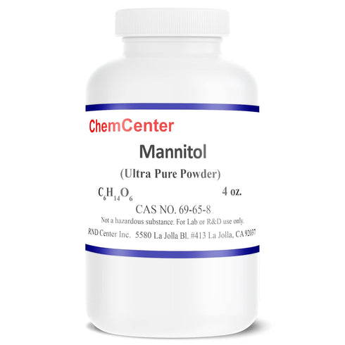 Mannitol, Powder, Ultra Pure, Reagent, 4 oz. (113.4 Grams)...