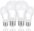 E26 LED Bulb, 60W Equivalent Light Bulb, 9W Medium Screw Base Bulb, Non-Dimmable, Daylight White 5000K 4 Packs...