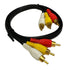 iMBAPrice 6 Feet 3RCA to 3RCA Audio and Video Cable - Gold Plated Male to Male Composite AV Cable for TV Set Top Box, Speaker, Amplifier, DVD Play...