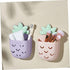 Hemoton 2 Pcs Wall Hanging Storage Basket Pineapple Bathroom Wall Organizer Toiletry Organizer Wall Mounted Toothbrush Holders Mobile Phone Stand ...