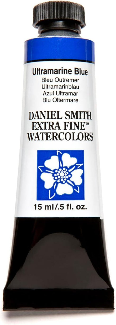 Daniel Smith Extra Fine Watercolor 15ml Paint Tube, Ultramarine Blue (284600106), 0.5 Fl Oz (Pack of 1)...