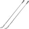 Hiware 12-Inch Bar Spoon, Set of 2, Stainless Steel Mixing Spoons, Spiral Pattern Bar Cocktail Shaker Spoon...