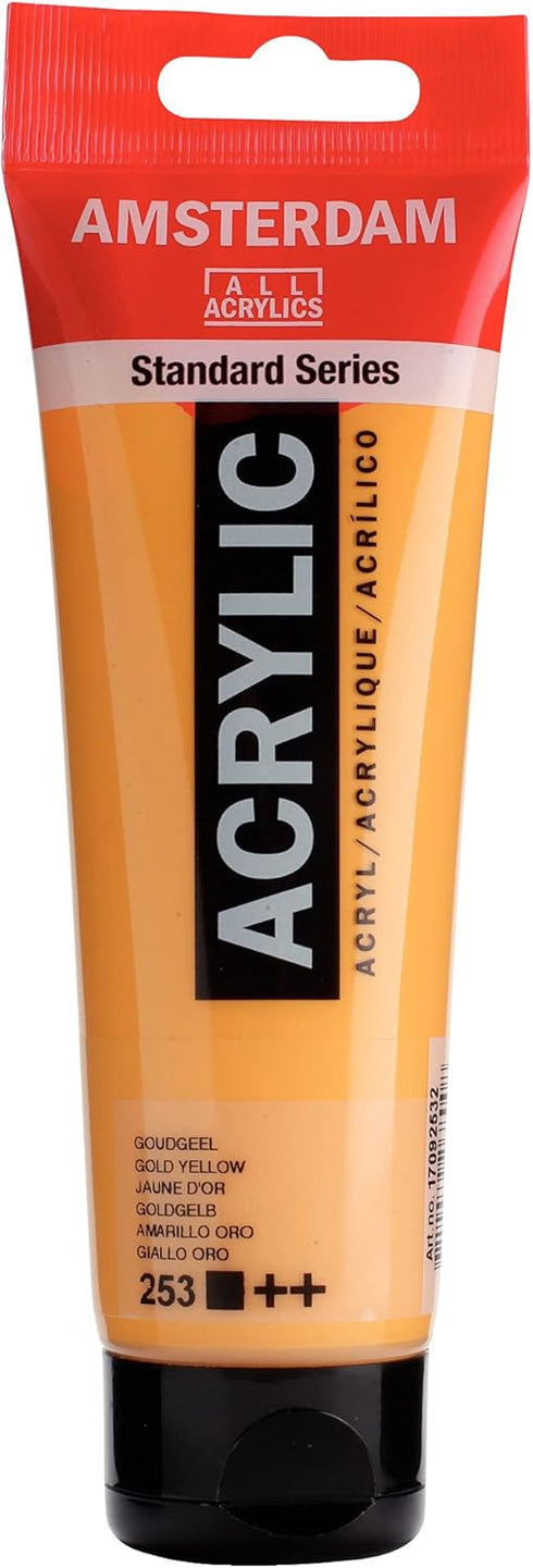 Amsterdam Standard Series Acrylic Tube 120ml Gold Yellow 253 (17092532)...