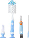 4-in-1 Baby Bottle Brush Set, Bottle Brush for Baby, Bottle Cleaner Brush Set, Including Nylon Bottle Brush, Bottle Cap Brush, Straw Brush, Nipple...