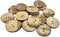 AMORNPHAN 20 PCS 1.5 Inch 40mm Brown Thick Natural Wooden Large Coconut Shell Buttons 2 Holes for Crafts DIY Clothing Sewing (40mm 20pcs)...