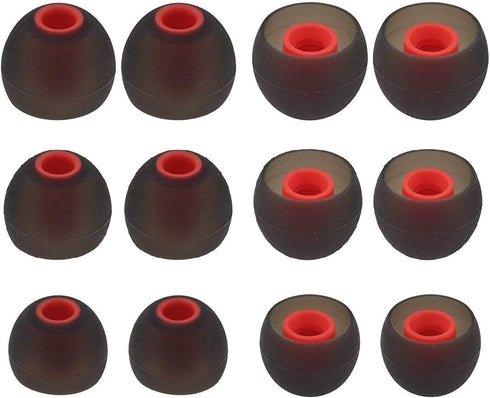 Replacement Ear Tips Earbuds Silicone Buds for Senso, Otium, Hussar Bluetooth Headphones, 6 Pairs,S/M/L...