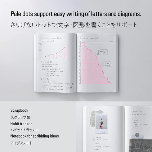 Nitoms S4150 STALOGY Notebook, 365 Days Notebook, A5, Dot Square, Yellow...