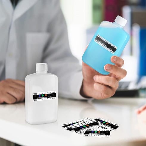 12 Pieces Urine Test Complete Kit Include Empty Bottles with Temperature Test Strip Urine Test Strip Portable Travel Bottle Adhesive Thermometer S...