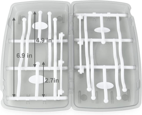 PandaEar Travel Bottle Drying Rack Space Saving| Portable Baby Bottle Dry Rack| Upright Vertical Collapsible Water Bottle Drying Rack| Dryer rack ...