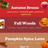 Happy Wax Fall Mix Premium Scented Natural, Non Toxic Soy Wax Melts – 6 Total Oz. of Scented Wax Melts. Includes: Fall Woods, Autumn Breeze, and P...