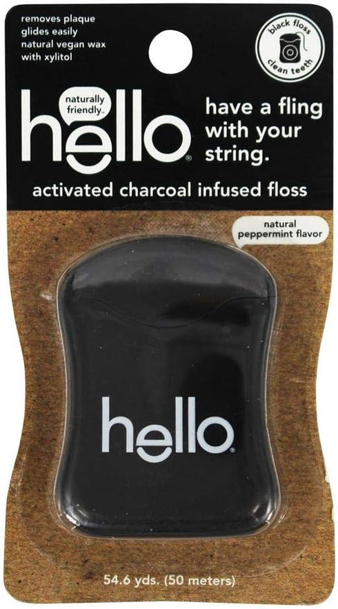 Hello Activated Charcoal Floss...