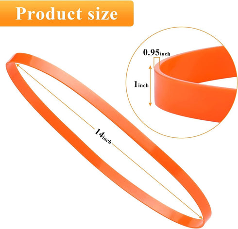Urethane Band Saw Tires 14" x 1" x .095" for Jet Grizzly, Powermatic?2 Pack?...