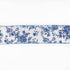 Designer’s Shop WR 63-5156 Blue Rose Floral on Cream Wired Edge Ribbon 2.5” x 10 Yard for DIY Crafting, Home Décor...