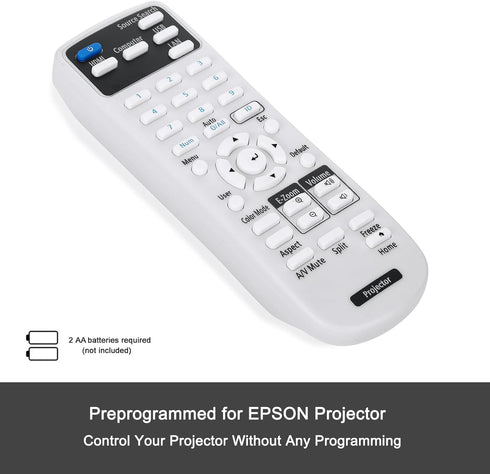 Projector Remote Control 2198635 for Epson 880 EX3280 VS260 EX5280 EX9230 PRO EX9240 EX7280 EX10000 BRIGHTLINK 725Wi 735Fi 1485Fi+ 1485Fi POWERLIT...