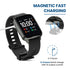 RuenTech Compatible with SKG Smart Watch Charger, 3.3ft Replacement Charing Cable for SKG V7, V7 pro, V7 Cyber, V7-2 Smartwatch (Black&White)...