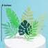 ALISSAR Flamingo and Leaf Cake Topper, Tropical Happy Birthday Cake Topper, Ahola Hawaiian Birthday Party Decoration Supplies...