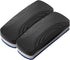 Ddaowanx Whiteboard Eraser, Magnetic Dry Erase Eraser, Glass Board Eraser,School and Office Supplies, Pack of 2 (Black)...