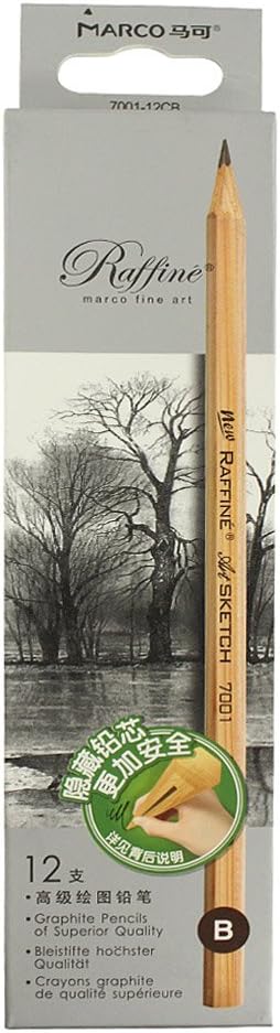 Sketch Pencil Drawing Pencil for Writing, Sketch, Shading, Artist, School Supplies Pencil, 3H - 12 pcs...