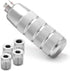 (Sliver) Stick Racing JDM Manual Gear Shift Knobs for Fit Compatible with Mazda Tacoma STi Nismo 2004 Honda Accord Subaru Focus ST Miata Toyota Ad...