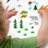 65 Pieces Animal Stencils for Painting, Small Reusable Deer Bear Stencil Template Tree Bee Bird Mountain DIY Craft Paint Stencils for Painting on ...