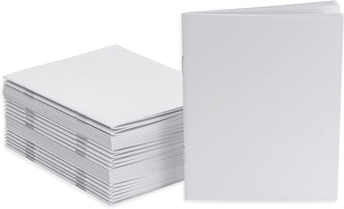 Hygloss Products White Blank Books – Great Books for Journaling, Sketching, Writing & More – Fun for Arts & Crafts - Pocket-size - 4.25 x 5.5 Inch...