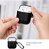 LOPIE Carbon Fiber Texture Case for AirPods 2nd Generation with Cleaner Kit - Vegan Leather Case Cover for AirPods 2nd / 1st Gen (2019/2016), Prot...