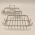 White Silver Soap Dish for Shower 2 Pack, Suction Cup Square Shower Soap Holder - 304 Stainless Steel Black Soap Saver - Comfortable Essential for...