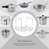 Steamer Rack Trivet with Handles Compatible with Instant Pot Accessories 3 Qt 5 Quart, Pressure Cooker Trivet Wire Steam Rack, Great for Lifting o...