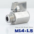 M14 x 1.5 Oil Drain Valve, Oil Drain Plug Quick Valve, Stainless Steel Oil Drain Plug Valve with Copper Crush Washer, for Oil Change, Automotive R...