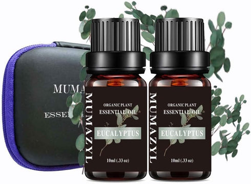 Eucalyptus Essential Oil Perfume Organic Plant Pure Grade Eucalyptus Oil for Diffuser,Car,Candle Making,Cleaning,Bedroom,Perfumes,Humidifier 2 Pac...