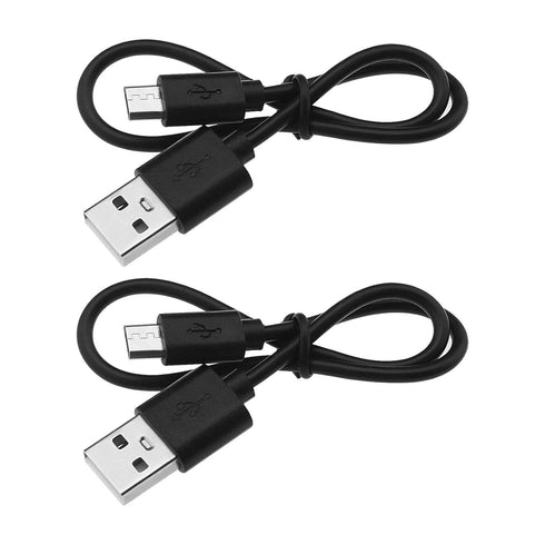 2Pcs USB-A to Micro-USB Charging Cord Replacement Compatible with Sony WH-H900N Compatible with PS WHH900N WHCH700N USB Charger Cable 30cm Black.....