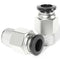 TAILONZ PNEUMATIC Male Straight 4mm Tube OD x 1/8 Inch NPT Thread Push to Connect Fittings PC4-N1 (Pack of 2)...