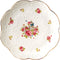Jusalpha Pack of 2 Vintage Rose Fine China Dinner Plate/Fruit Plate/Dessert Plate FDPL04 (6 Inches)...