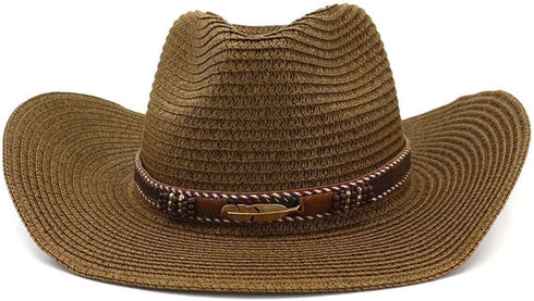 Hat Bands for Women Fedora Hat Men Cowboy Cowgirl Hats Handmade Men Belt Accessories Rope Belt (Fish)...