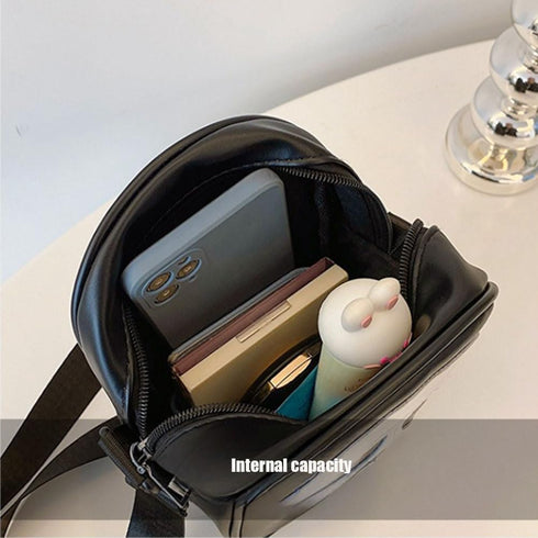 1 Pcs Ghost Face Shoulder Bag Lovely Ghost Face Purse Goth Purses And Handbags for Men And Women?Black, White?...