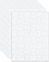 8 Sheets Blank Puzzles for Kids, 5.9 x 7.9 Inch / 15x20cm Blank Puzzles 48 Piece Blank Jigsaw Puzzle Paintable Puzzle All White Puzzles for Kids B...